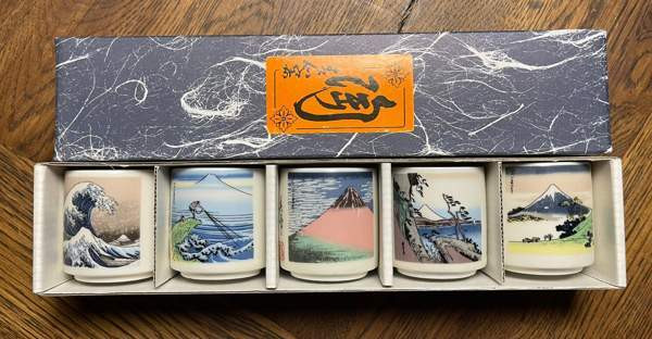 Japanilaiset sakekupit 5kpl Lohja - valokuva 1