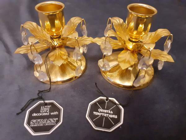 Kynttilänjalat Swarovski kristallein Kirkkonummi - photo 1