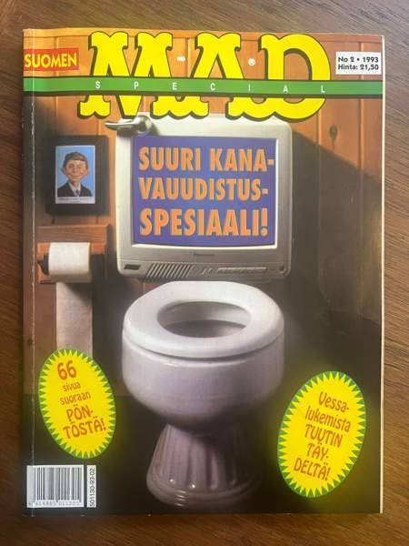 Suomen MAD Special sarjakuvalehti sarjakuva 2/1993 Helsinki - valokuva 1