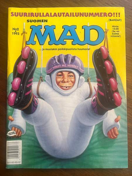 Suomen MAD sarjakuvalehti sarjakuva 2/1993 Helsinki - photo 1