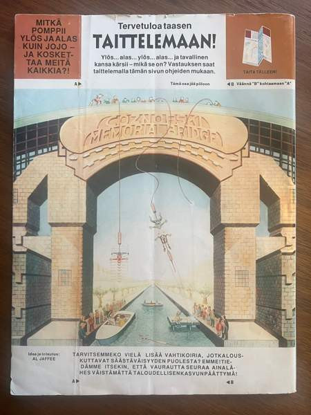 Suomen MAD sarjakuvalehti sarjakuva 4/1992 Helsinki - valokuva 2