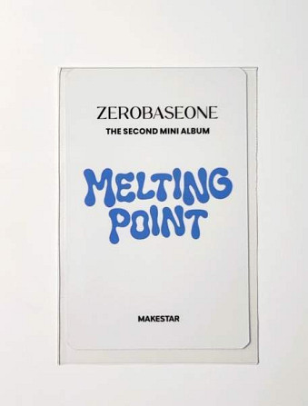 Zerobaseone Melting Point Makestar Digipack Matthew POB Lahti - photo 2