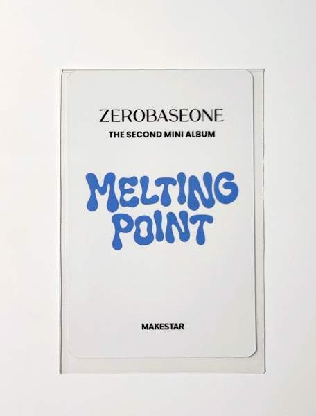Zerobaseone Melting Point Makestar Digipack Matthew POB Lahti – foto 2