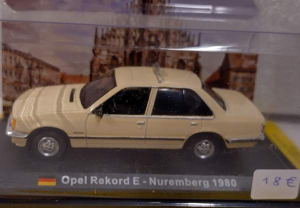 Pienoismalli Opel Rekord E Taxi Nürnberg       1/43 Tampere - photo 1