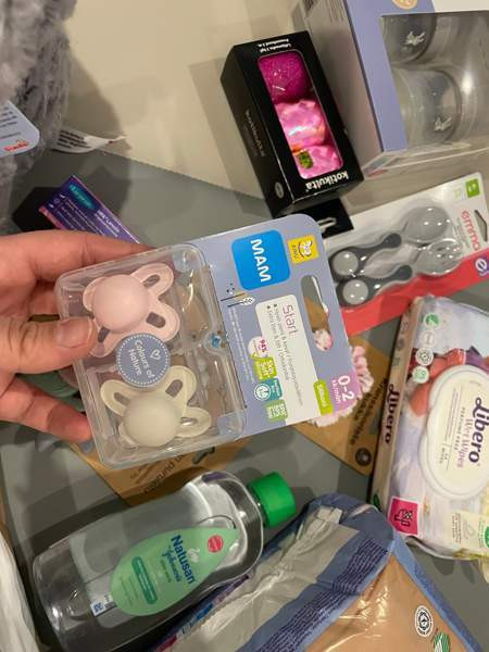 Iso vaippakakku vaaleanpunainen/harmaa tytölle Tampere - valokuva 4