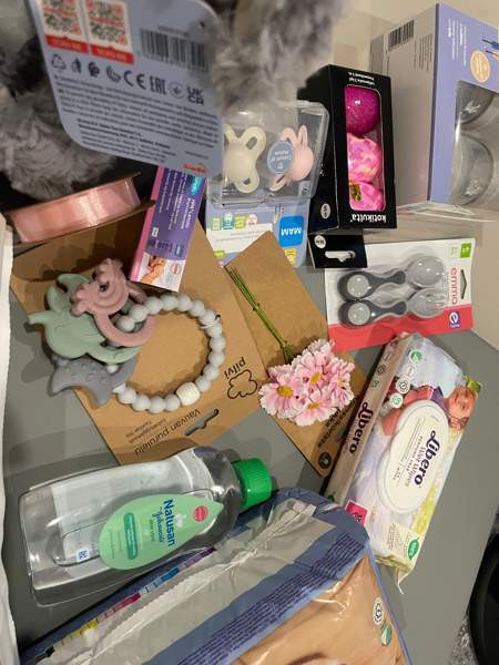 Iso vaippakakku vaaleanpunainen/harmaa tytölle Tampere - valokuva 6