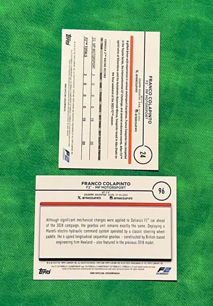Franco Colapinto -keräilykortit Tuusula - valokuva 2