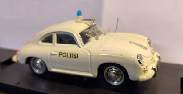 Pienoismalli Porsche 356 Poliisi - Polis Suomi  1/43 Тампере - изображение 1