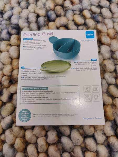 MAM feeding bowlit, purulelu ja Muumi-ruokalappu Turku - photo 3