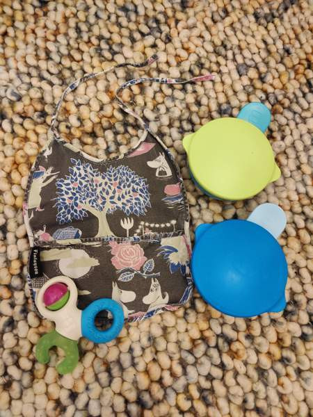 MAM feeding bowlit, purulelu ja Muumi-ruokalappu Turku - photo 1