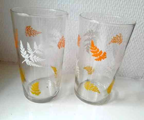 Vintage 70s englantilaiset lasit 5 kpl Тампере