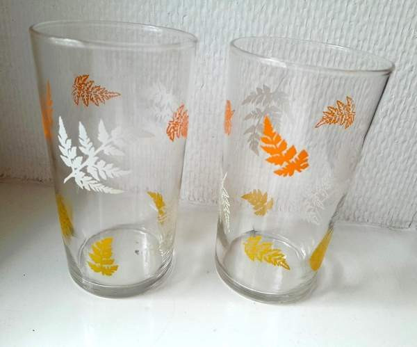 Vintage 70s englantilaiset lasit 5 kpl Tampere - valokuva 4