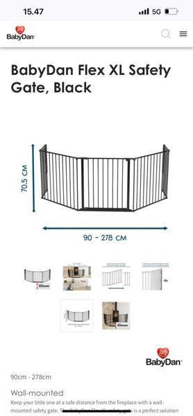 Baby dan xl flex turva aita Espoo - valokuva 1