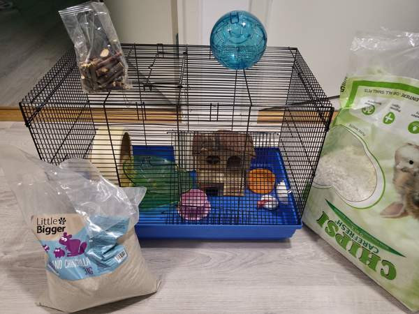 Pienjyrsijän häkki ja tarvikkeita Espoo - valokuva 1