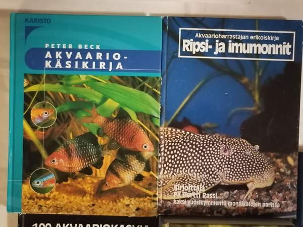 Vyvät akvaario kirjat pakettina Raisio - photo 2