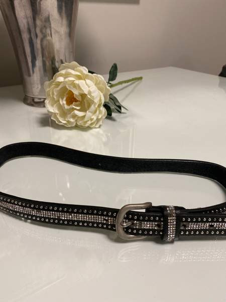 Springstar vyö, musta glitter, 80 cm Эспоо - изображение 1