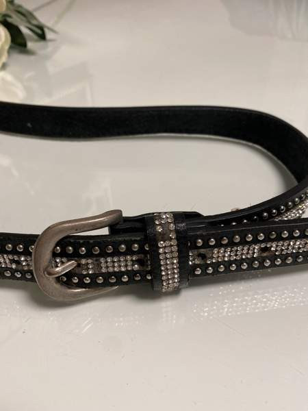 Springstar vyö, musta glitter, 80 cm Эспоо - изображение 2