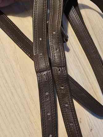 Ruskeat jalustinhihnat 140cm Turku