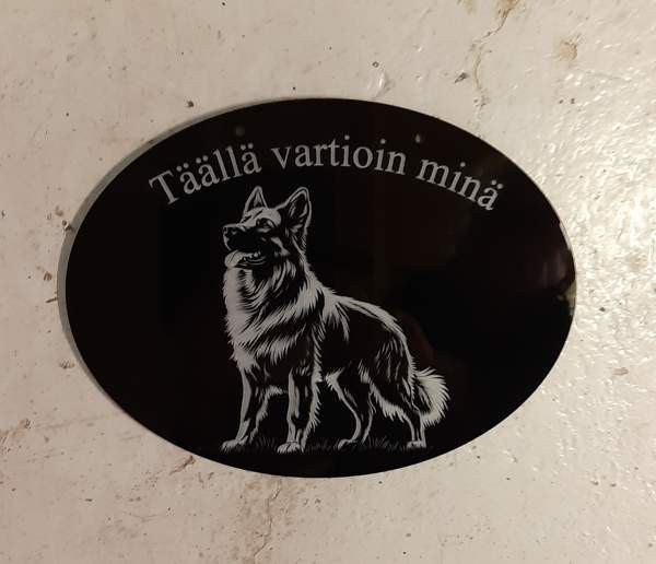 Saksanpaimenkoira kyltti Керава - изображение 2