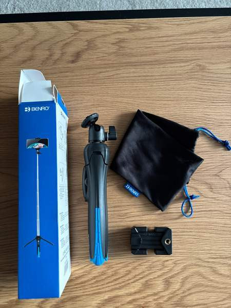 Uusi Benro BK15 minitripod & selfie stick with remote Vantaa - photo 2
