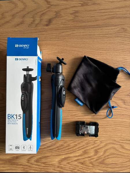 Uusi Benro BK15 minitripod & selfie stick with remote Vantaa - photo 1