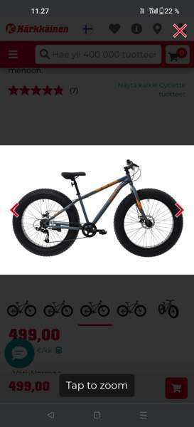 Fatbike Cycklette takuuta jäljellä. Laukaa - valokuva 2