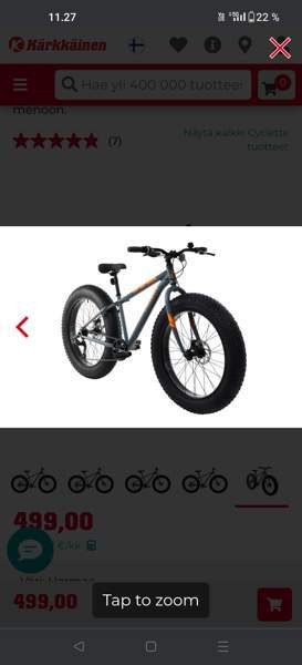 Fatbike Cycklette takuuta jäljellä. Laukaa - valokuva 1