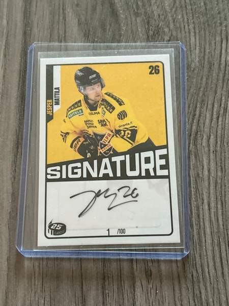 Cardset Signature Jesper Mattila Pori - photo 1