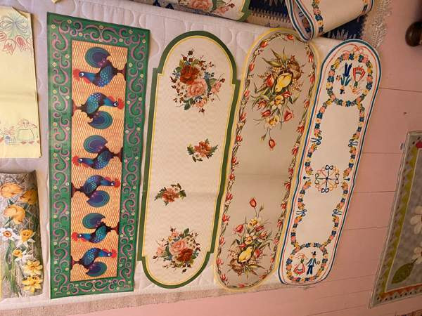 Vanhoja paperi liinoja 9kpl ja vanha juliste Kerava - valokuva 7