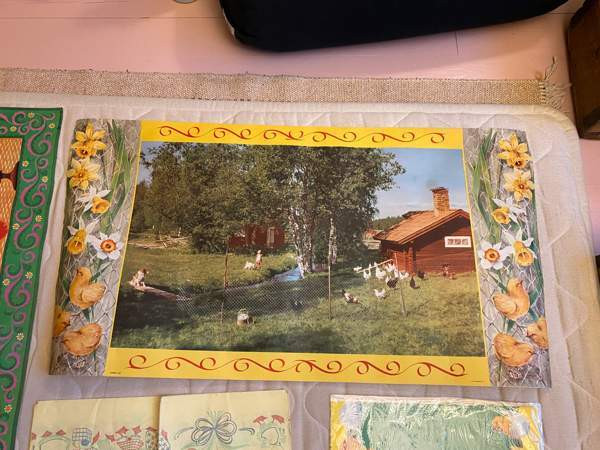 Vanhoja paperi liinoja 9kpl ja vanha juliste Kerava - valokuva 6