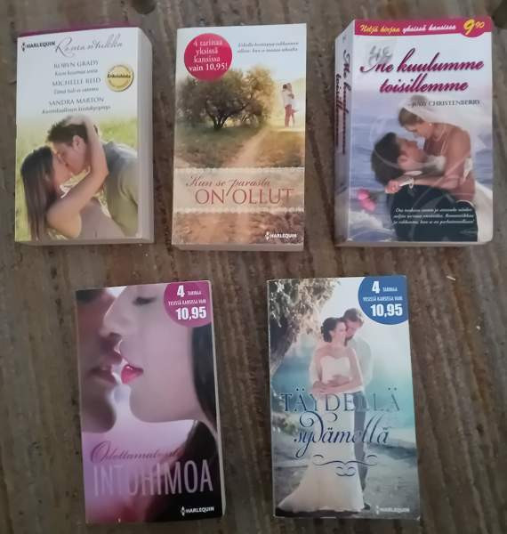 Pokkarit 5 kpl   rakkausromaanit Tampere - valokuva 1
