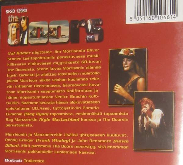 The Doors,  Emma, Äideistä parhain, Alfie, Kuokkavieraat,Harvardin varkaat Tampere - photo 2