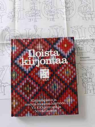 Iloista kirjontaa kirja Lieto