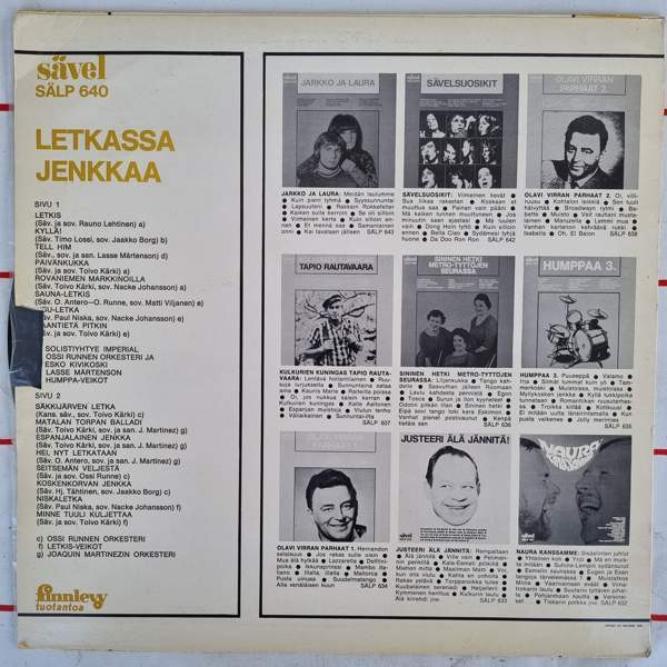 LP  Letkassa Jenkkaa. Турку - изображение 2