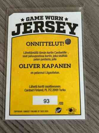 Cardset 23-24 Oliver Kapanen Пори