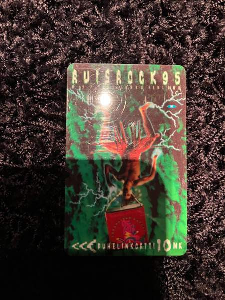 Ruisrock 1995 puhelinkortti Raisio - valokuva 1