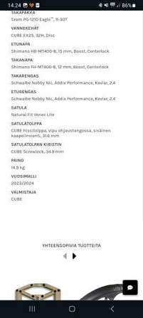 Cube Stereo One22 pro -23 M-runko Tampere - photo 5