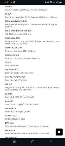 Cube Stereo One22 pro -23 M-runko Тампере - изображение 4