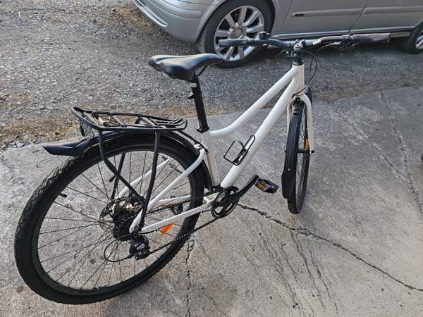 Naisten hybridi polkupyörä White, uudehko Alavus - photo 2
