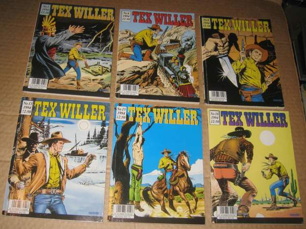 Kippari Kalle, Tex Willer lehdet (1994, 1995), Ensimmäiset ihmiset kuussa Tampere - valokuva 2