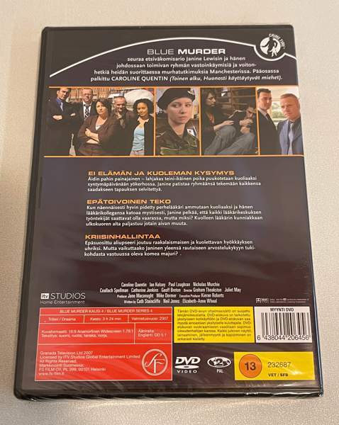 Blue Murder (kaudet 2-4) DVD Lappeenranta - valokuva 4