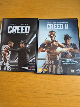 Creed 1 ja 2, dvd Porvoo - photo 1