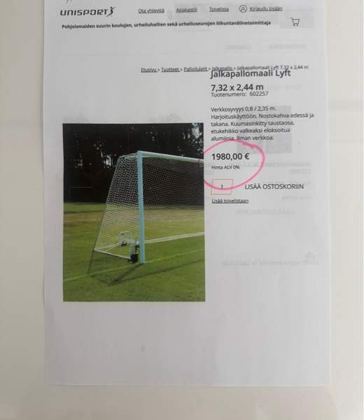 Jalkapallomaali Helsinki - valokuva 2