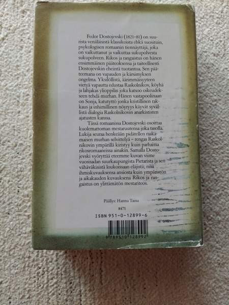 Dostojevski Rikos ja rangaistus Kempele - photo 2