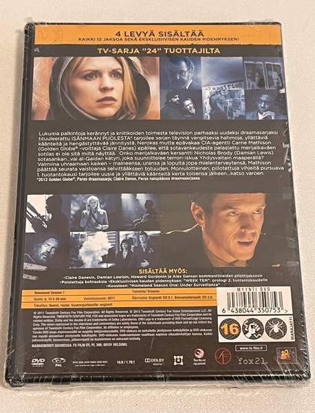 Isänmaan Puolesta - Homeland (1. kausi) DVD Lappeenranta - valokuva 2