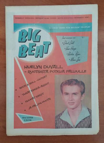 Päätoimittaja Juha Miettinen Big Beat -lehti 2/2008 Lappeenranta – foto 1
