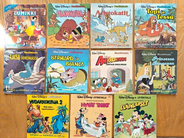 Disneyland: Walt Disney musiikkisatu boksi retro Hamina - valokuva 4