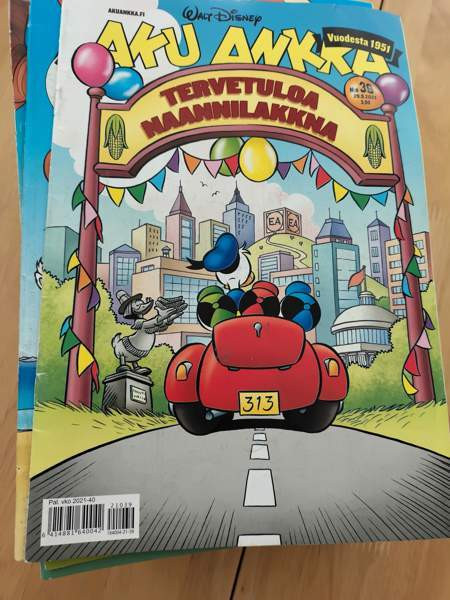 43 kpl Aku Ankka -sarjakuvia (39/2021 - 29/2022) Joensuu - photo 2
