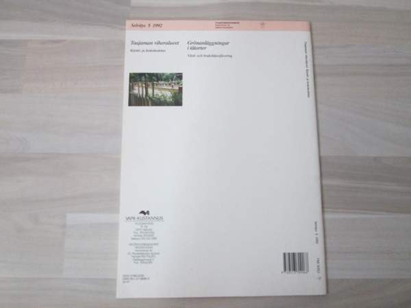 Taajaman viheralueet Käyttö-ja hoitoluokitus v. 1992 Turku - valokuva 2