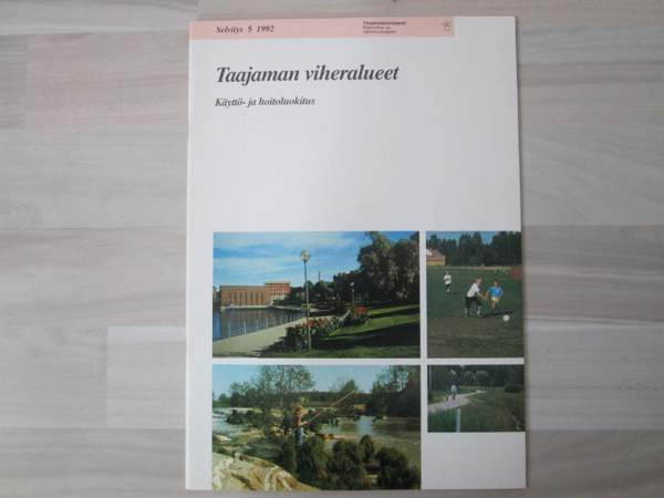 Taajaman viheralueet Käyttö-ja hoitoluokitus v. 1992 Turku - valokuva 1
